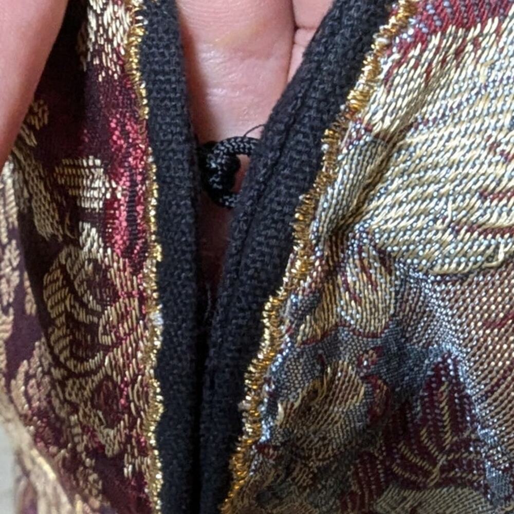 Soft Surroundings Gold Patchwork Brocade Tapestry… - image 4